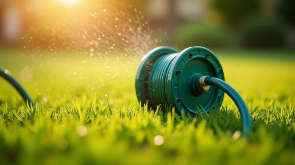 Optimiser l'arrosage avec un enrouleur de tuyau d'arrosage rétractable