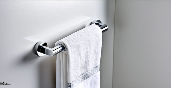 Porte serviette salle de bain sans percer : pratique et design